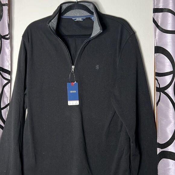 Izod quarter zip pull over sweatshirt new with tags size medium - Picture 5 of 10